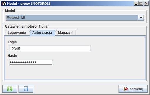 Konfiguracja modułu Motorol Konfiguracja modułu Motorol