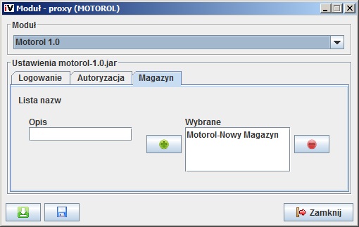 Konfiguracja modułu Motorol Konfiguracja modułu Motorol